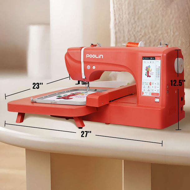 PooLin EOC06RE Computerized Embroidery Machine For Home Business