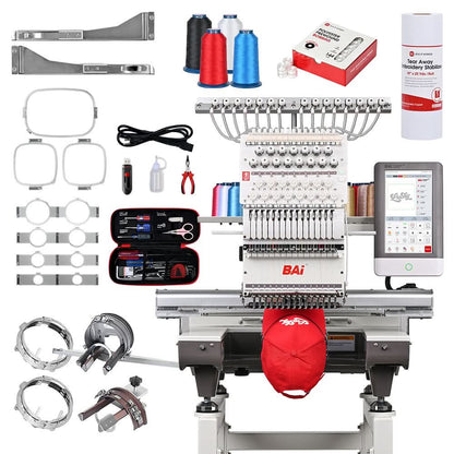 BAI THE MIRROR 350*500mm Commercial Embroidery Machine