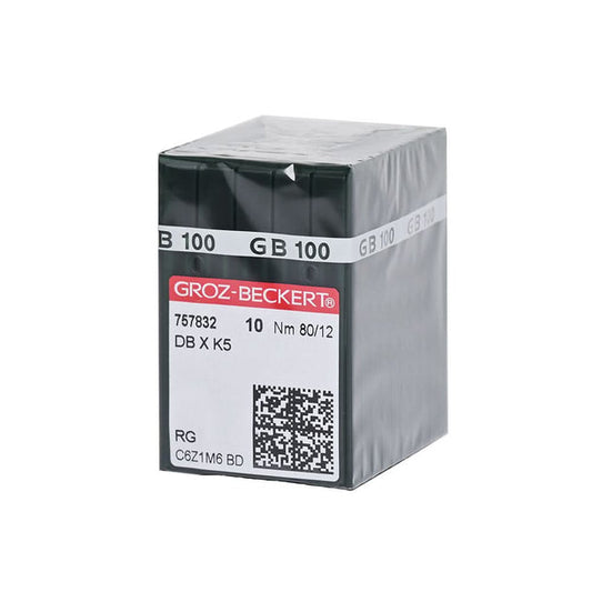 GROZ DB×K5 RG Nm80/12 Round Shank Embroidery Needle for Industrial Embroidery Machine 10packs