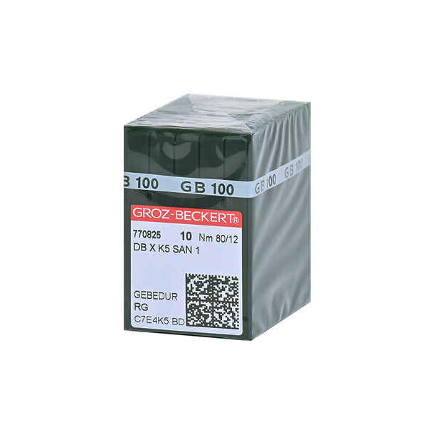 GROZ DB×K5 SAN1 RG Nm80/12 Round Shank Embroidery Needle for Industrial Embroidery Machine 10packs