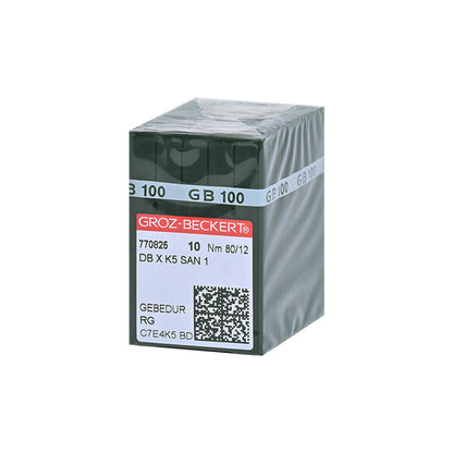 GROZ DB×K5 SAN1 RG Nm80/12 Round Shank Embroidery Needle for Industrial Embroidery Machine 10packs