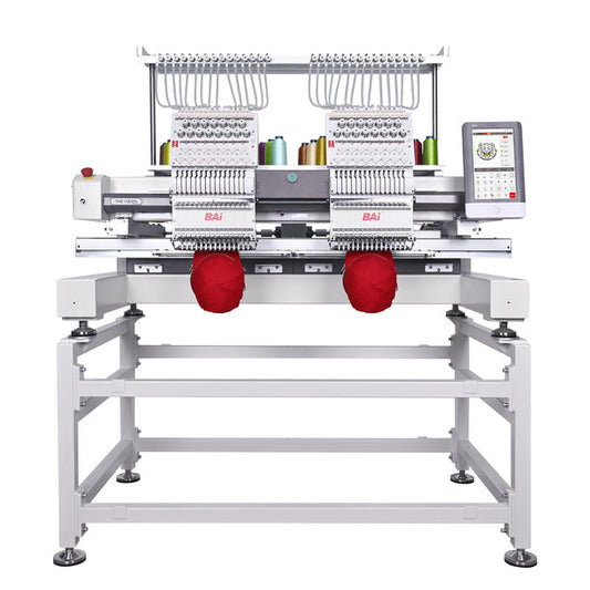 BAi THE VISION (2 Heads) Computerized Industrial Embroidery Machine