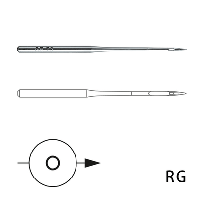 GROZ DB×K5 RG Nm75/11 Round Shank Embroidery Needle for Industrial Embroidery Machine 10packs