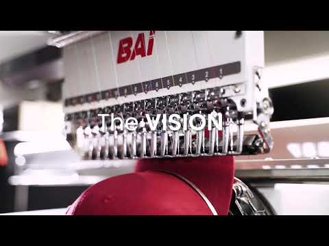 BAi THE VISION Advanced Computerized Hat Embroidery Machine