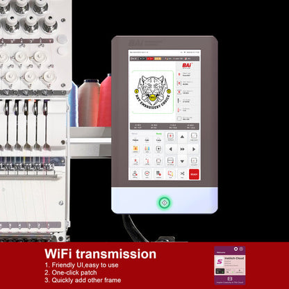 BAi THE VISION (2 Heads) Computerized Industrial Embroidery Machine