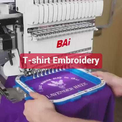 BAI THE MIRROR 350*500mm Commercial Embroidery Machine